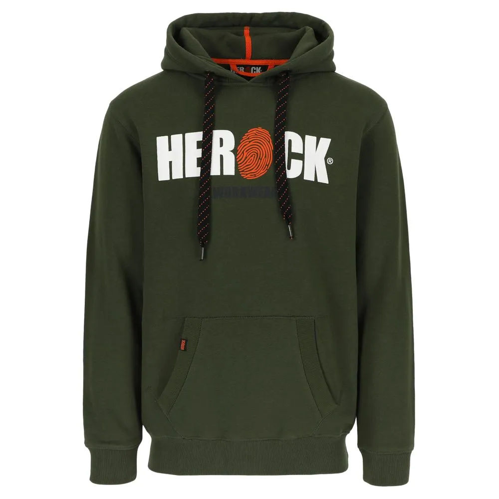 Herock Hero, sudadera con capucha, verde, talla L (pecho 39