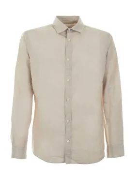 JACK & JONES - Camisa beige crockery JJElinen 12248579 Hombre