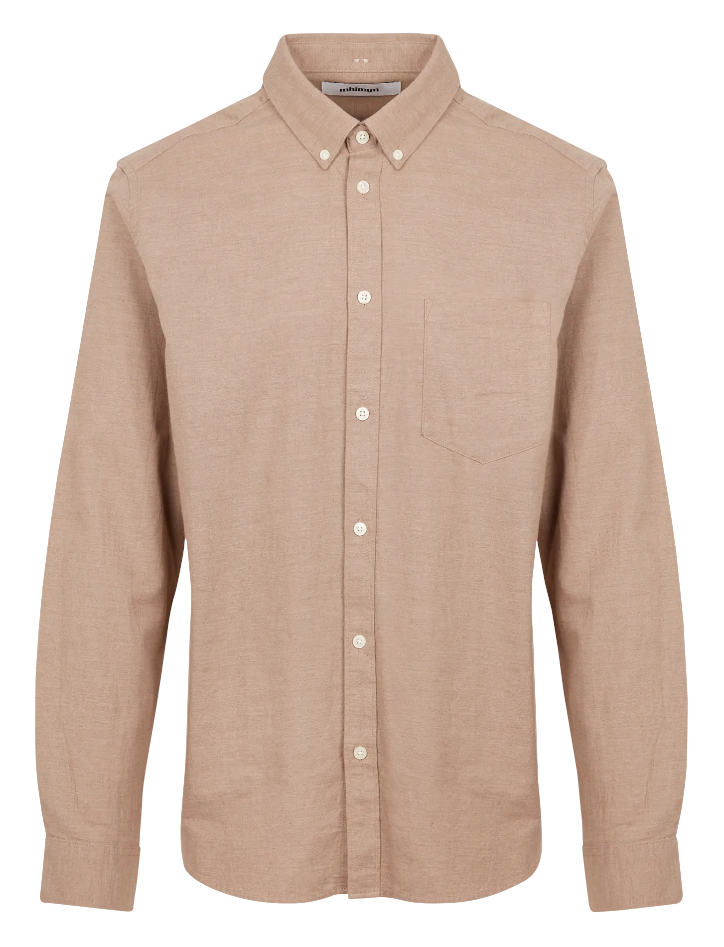 Jay 3.0 - Camisa de algodón orgánico regular fit en beige