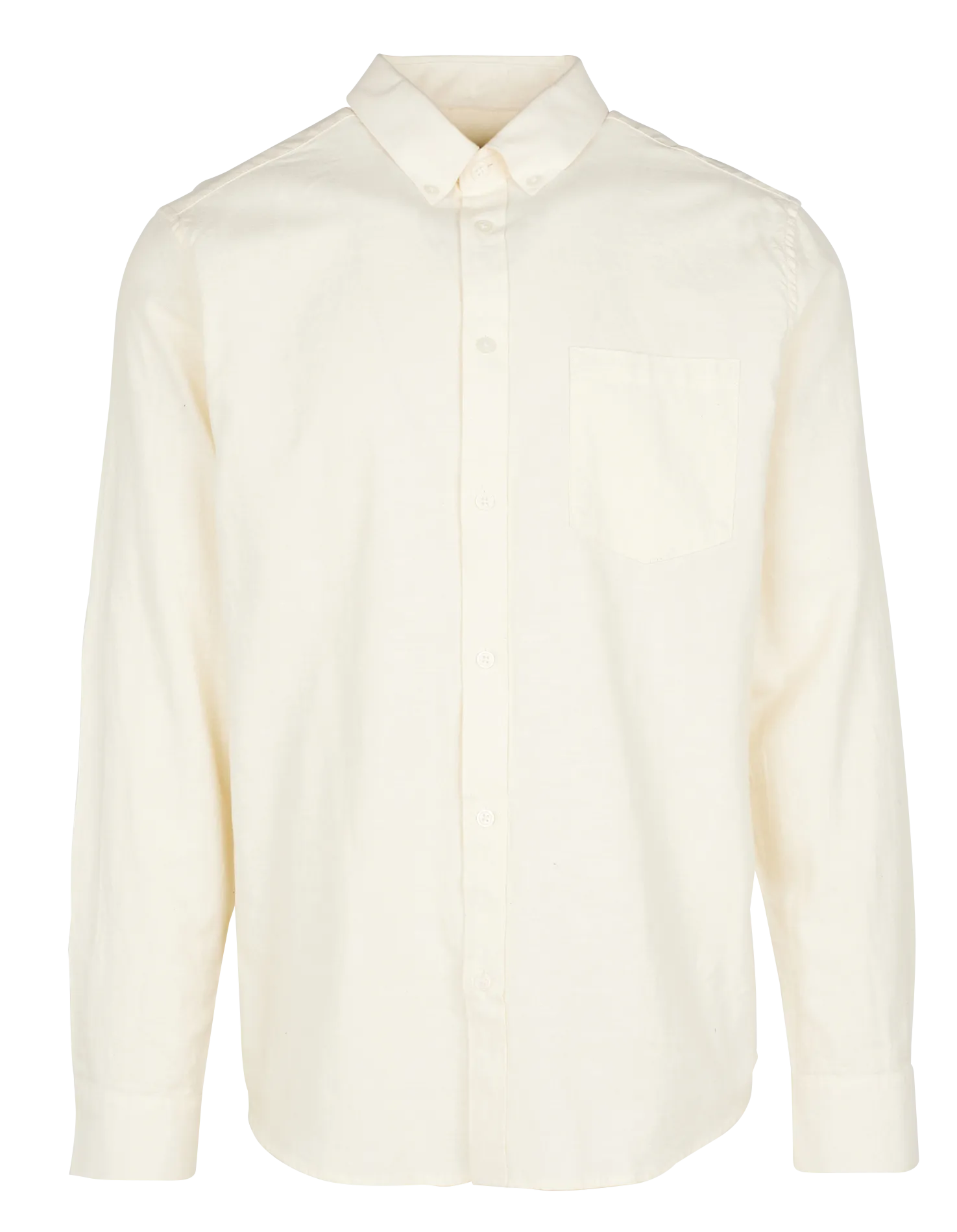 Jay 3.0 - Camisa de algodón orgánico regular fit en blanco