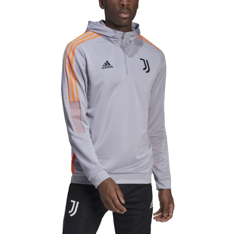 Juventus sudadera con capucha gris track hood 2021/22 Adidas