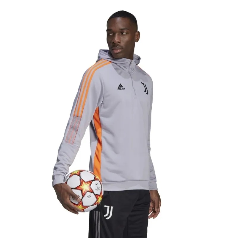 Juventus sudadera con capucha gris track hood 2021/22 Adidas