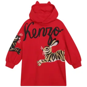 KENZO KIDS Vestido sudadera con capucha