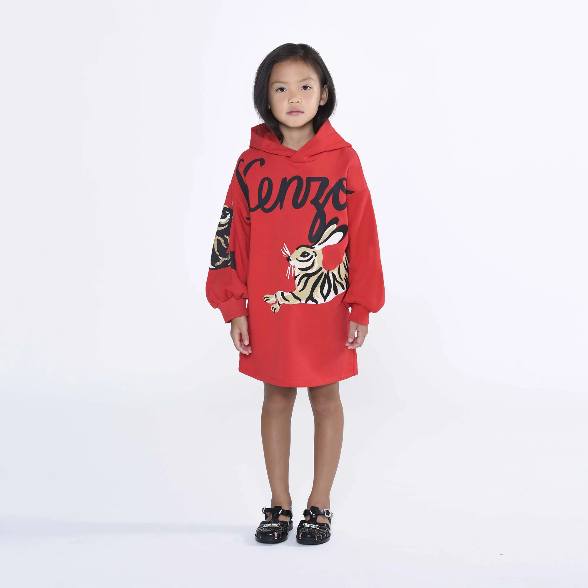 KENZO KIDS Vestido sudadera con capucha