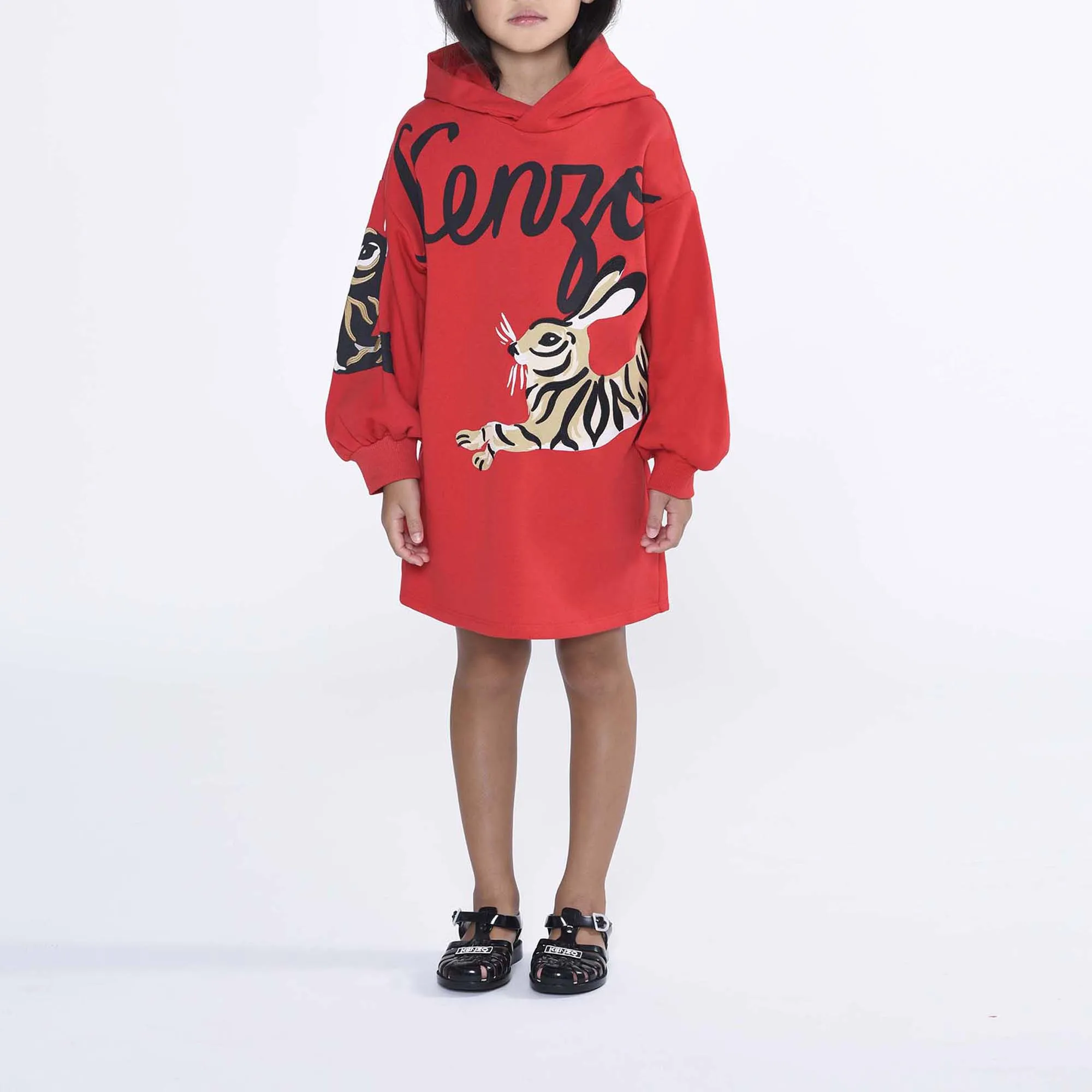 KENZO KIDS Vestido sudadera con capucha