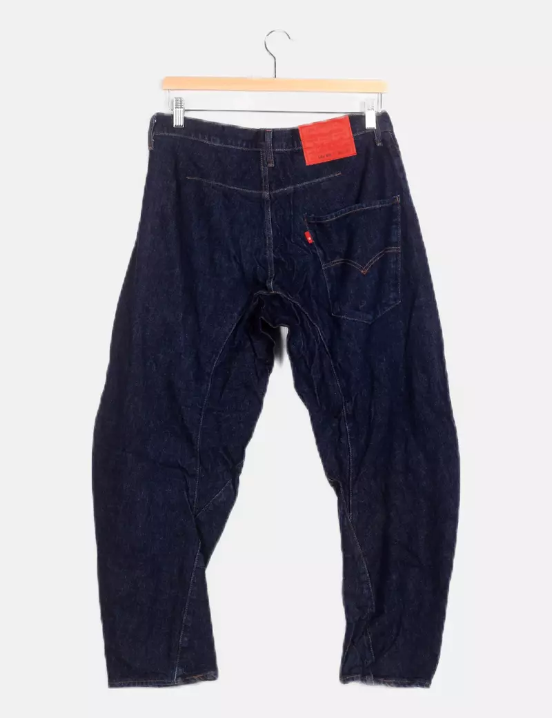 Levi's Pantalón denim azul harem