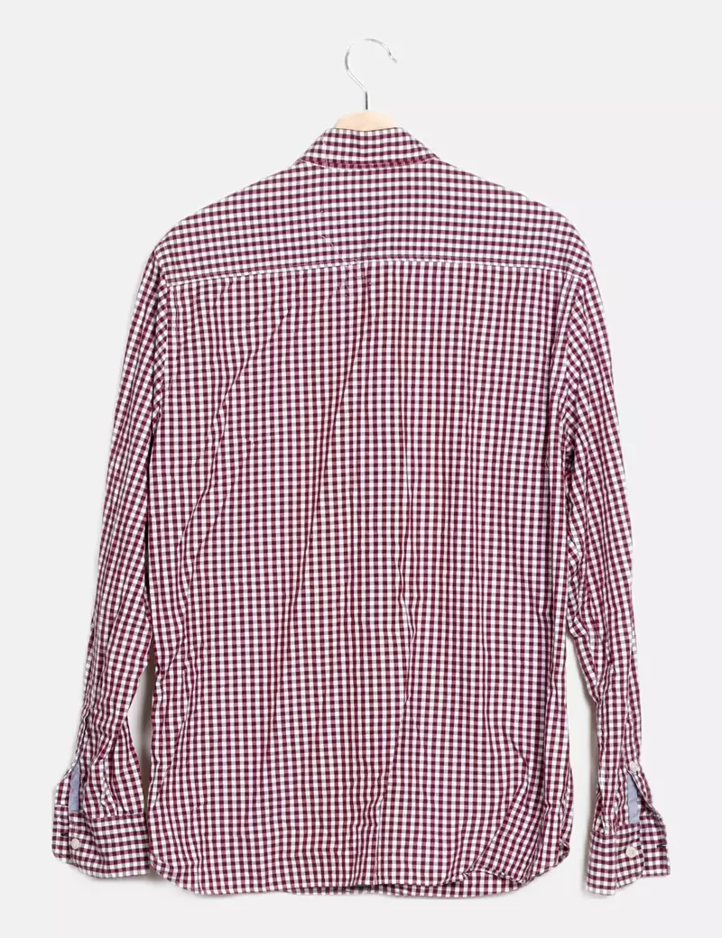 Mango Camisa bicolor cuadros