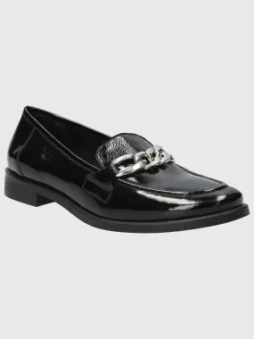 Mocasín Cuero Mujer Hallie Negro