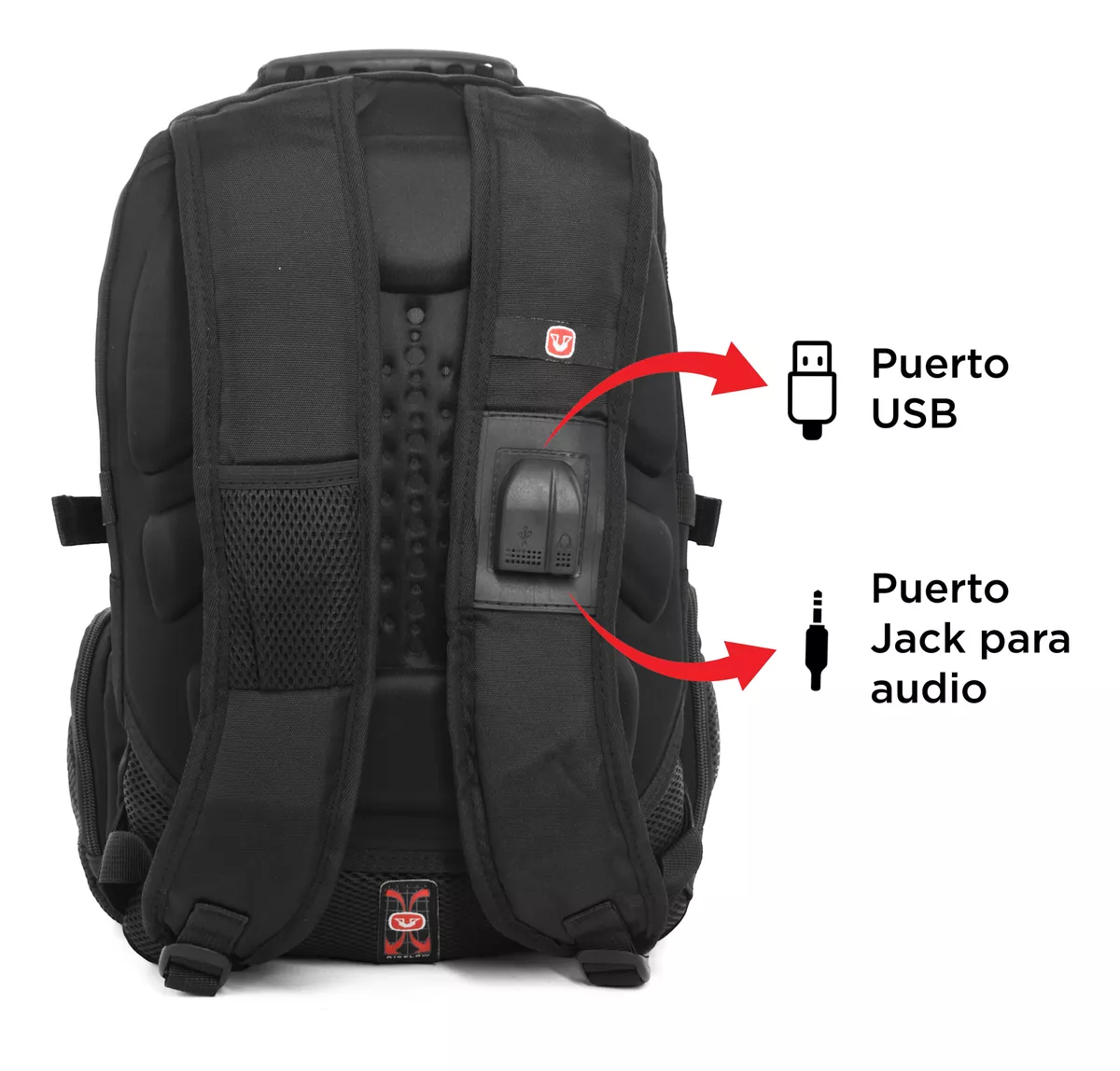 Mochila Notebook Usb Antirrobo Impermeable Premium Torazzo 2