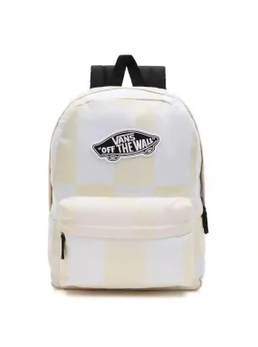 Mochila Unisex Vans Realm Cuadros Beige