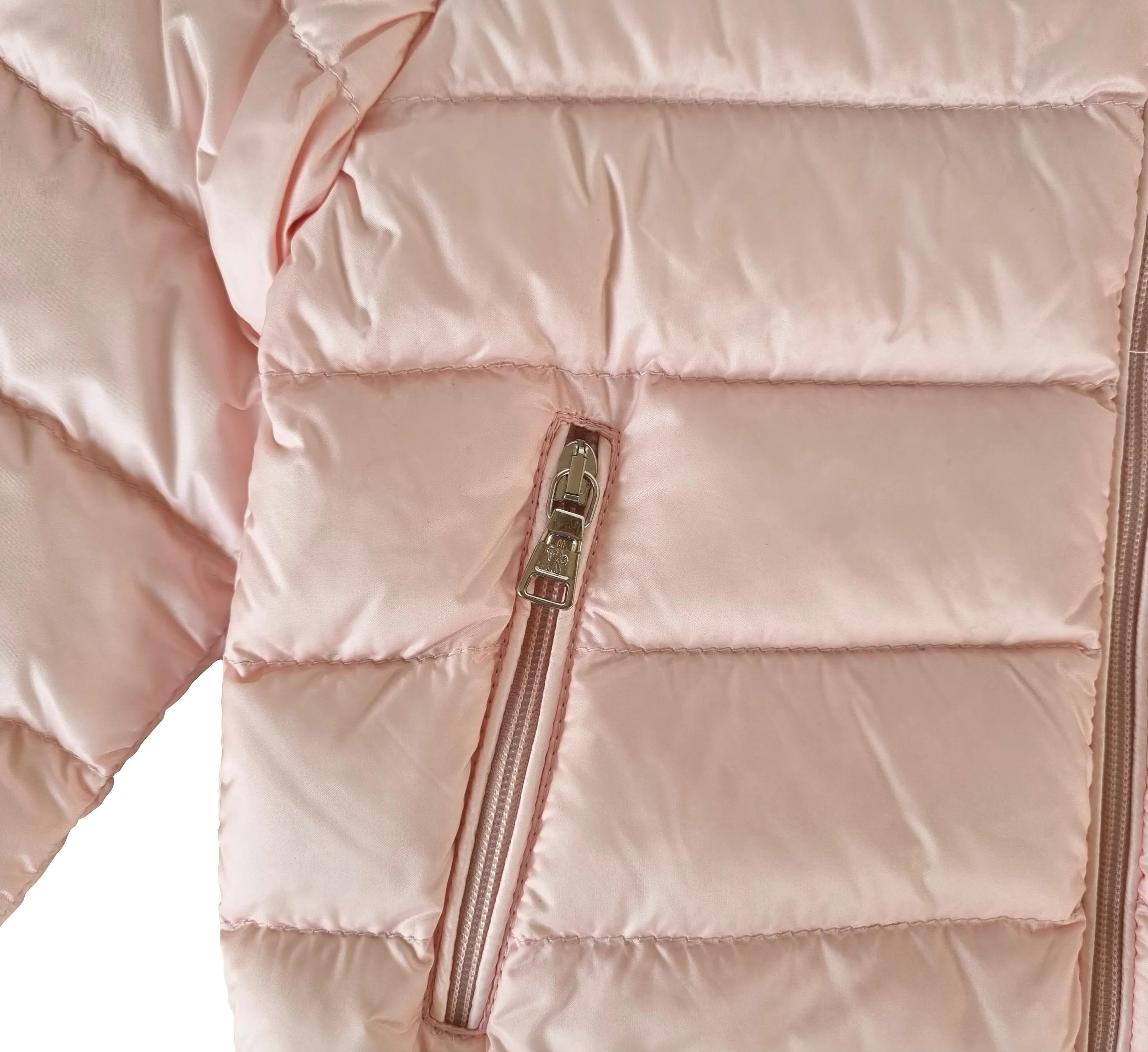 Moncler plumífero ligero niña sin capucha ACORUS rosa