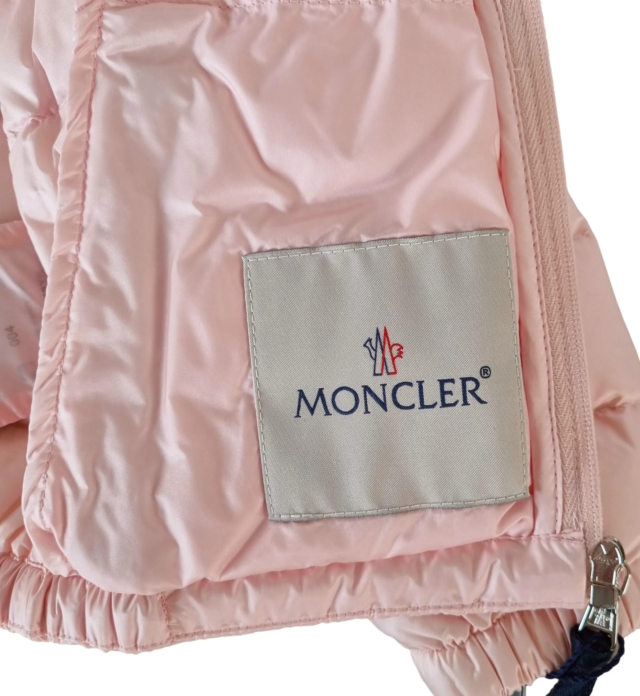 Moncler plumífero ligero niña sin capucha ACORUS rosa