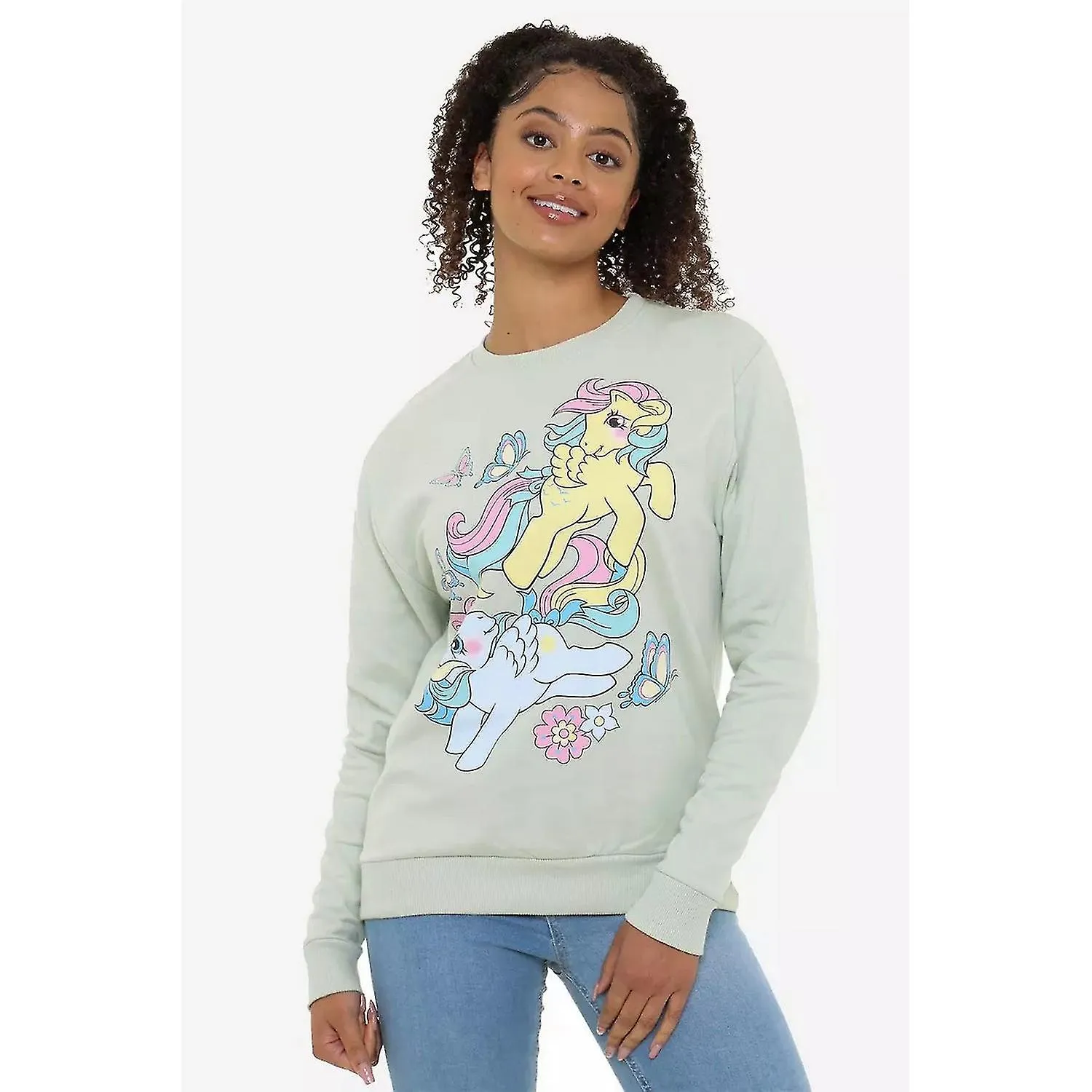 My Little Pony Womens/Ladies Butterflies & Flowers Sudadera