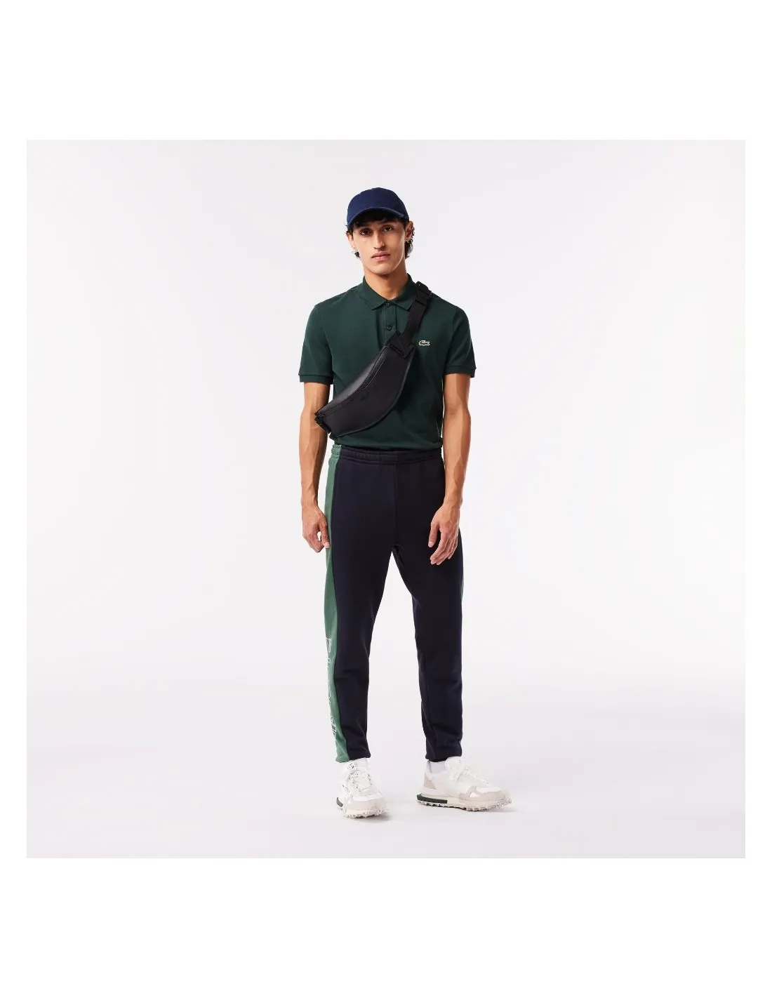 Pantalón de chándal Jogger con diseño color block de Lacoste