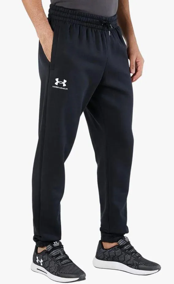 Pantalón Largo Under Armour Essential Fleece Jogger Negro