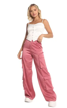 Pantalón Rosa Cargo