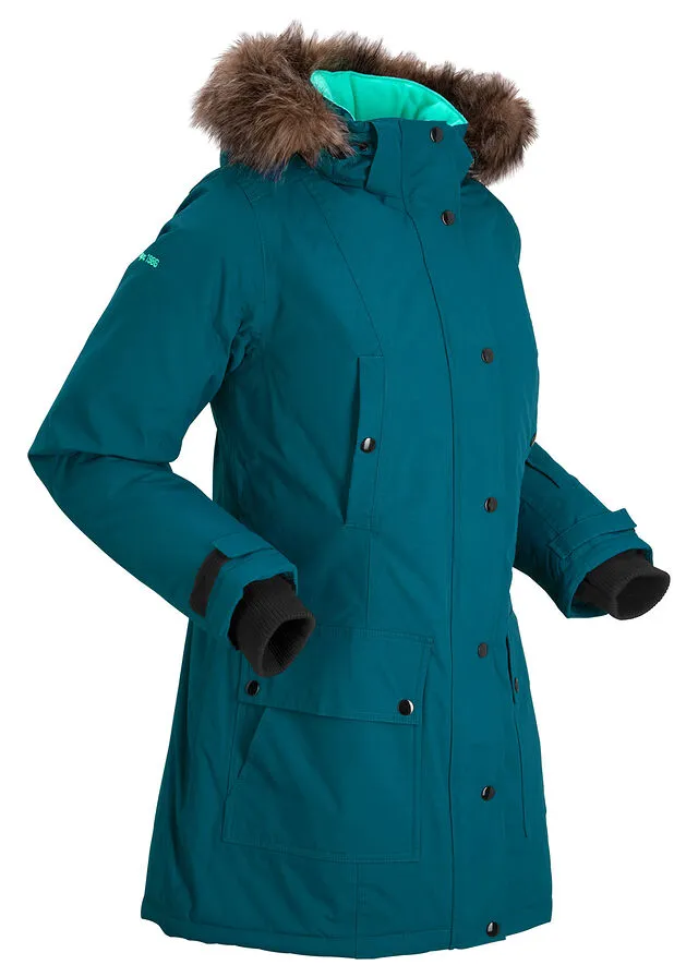 Parka impermeable Petróleo azul