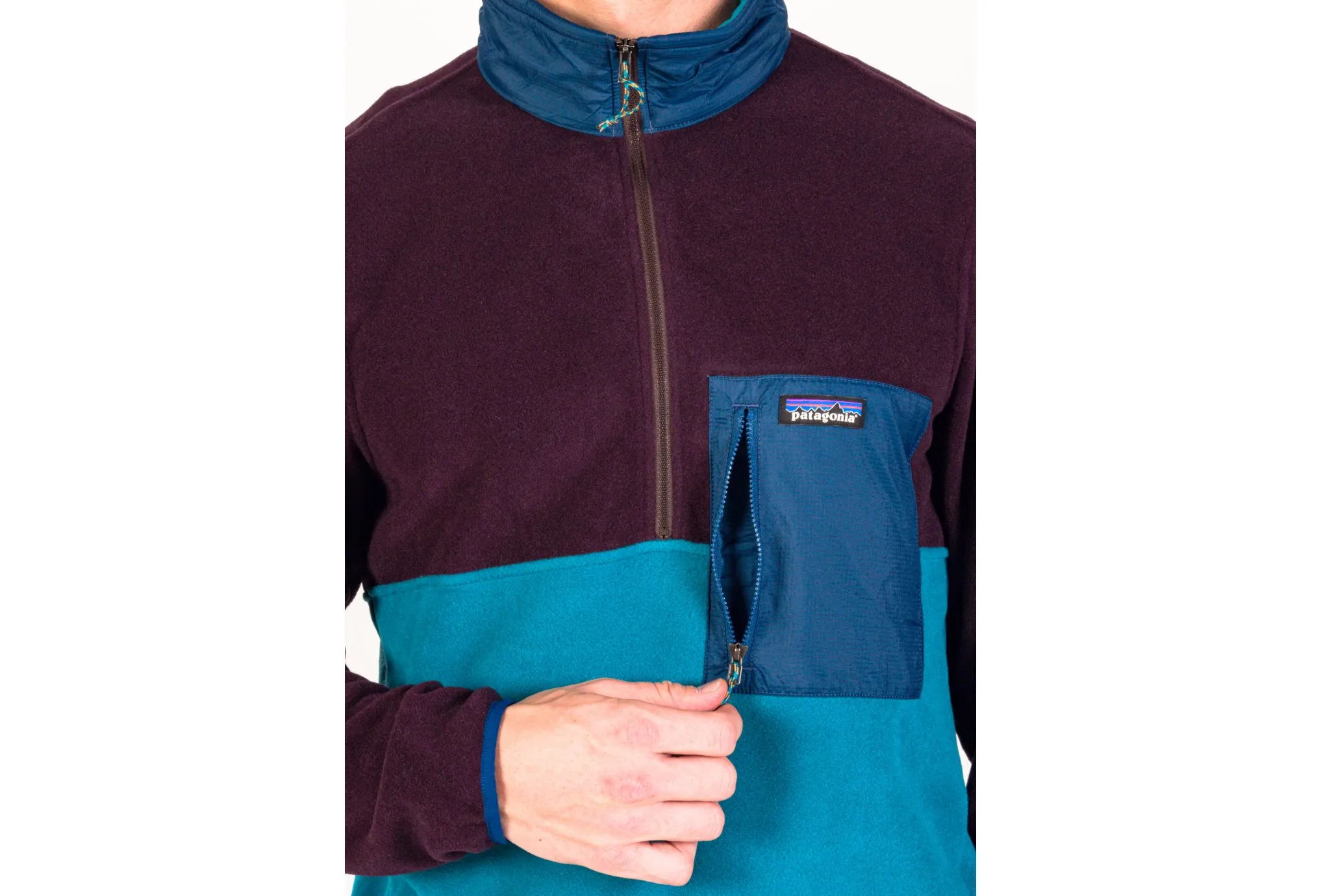 Patagonia sudadera Microdini 1/2 Zip