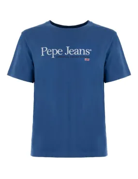 PEPE JEANS - Camiseta steel blue Albert PM509432 Hombre