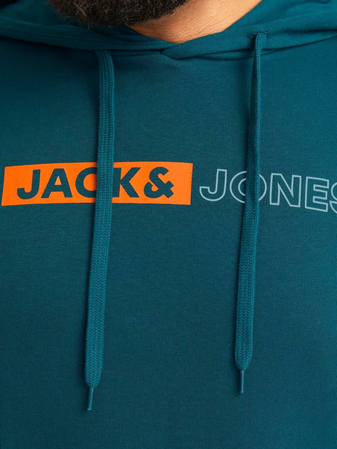 Plus Sudadera con capucha Logotipo | Azul oscuro | Jack & Jones®