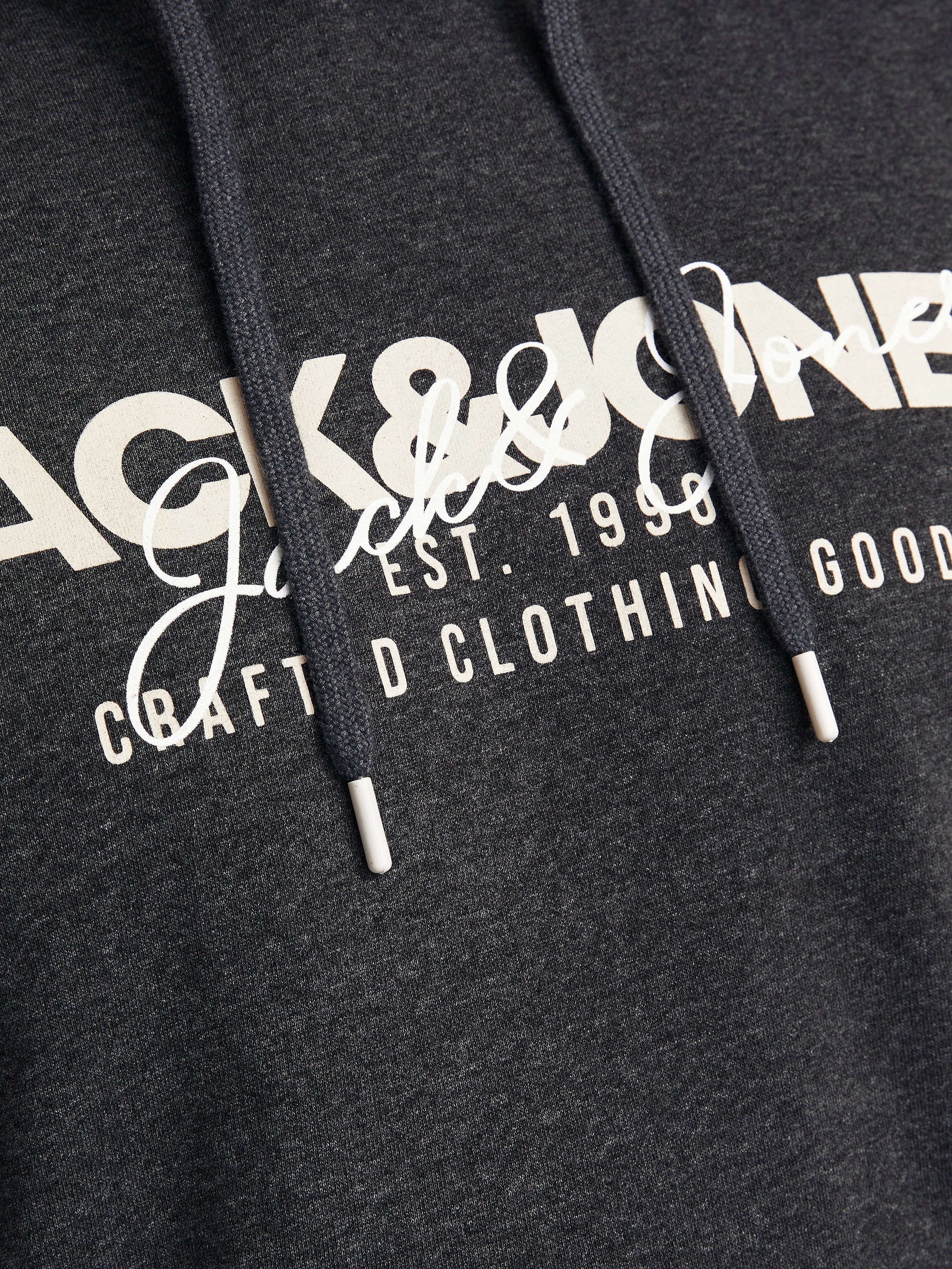 Plus Sudadera con capucha Logotipo | Negro | Jack & Jones®