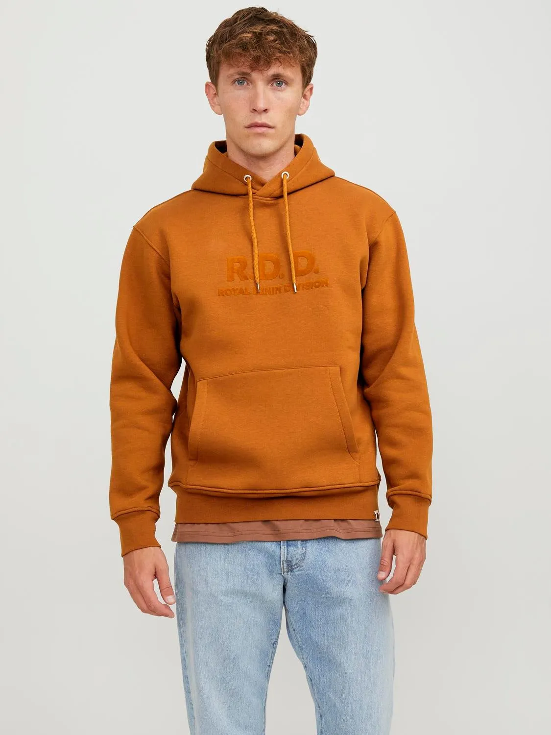 RDD Sudadera con capucha Logotipo | Naranja intermedio | Jack & Jones®