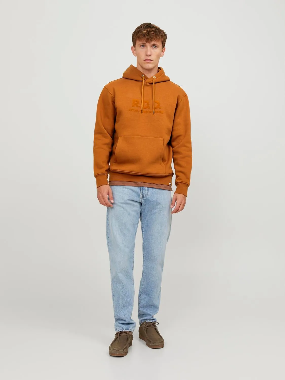 RDD Sudadera con capucha Logotipo | Naranja intermedio | Jack & Jones®