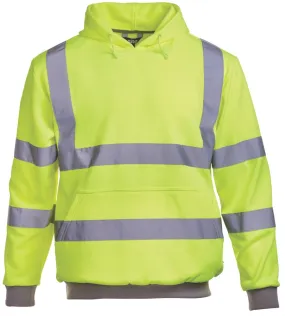 Site Cromer, sudadera con capucha de alta visibilidad, amarillo, talla L (pecho 48 1/2)