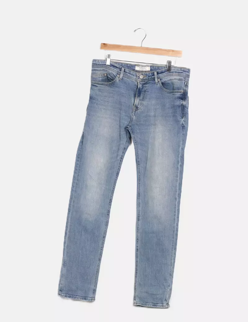 Springfield Pantalón denim claro