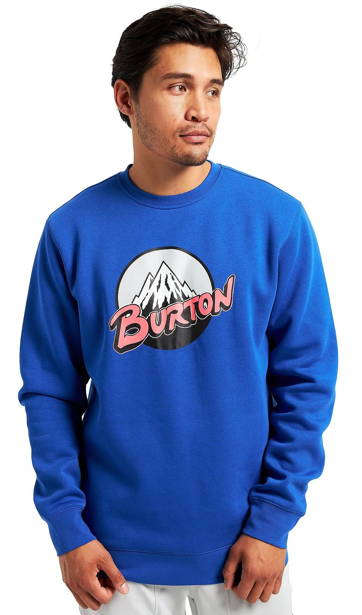 sudadera Burton Retro Mountain Crew - Cobalt Blue - men´s