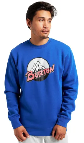 sudadera Burton Retro Mountain Crew - Cobalt Blue - men´s