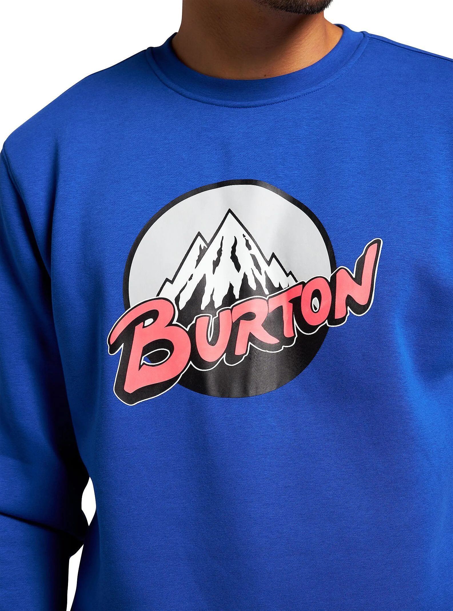 sudadera Burton Retro Mountain Crew - Cobalt Blue - men´s