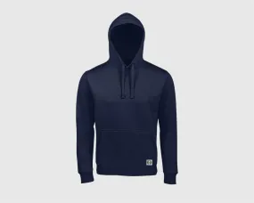 Sudadera capucha clásica unisex inicial grande color marino