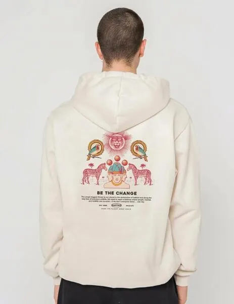 Sudadera Capucha KAOTIKO NAIROBI - Ivory