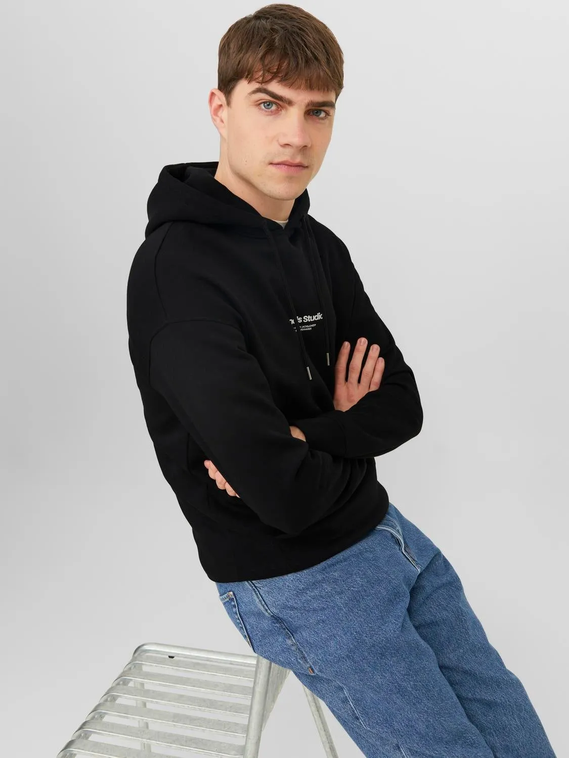 Sudadera con capucha Estampado | Negro | Jack & Jones®