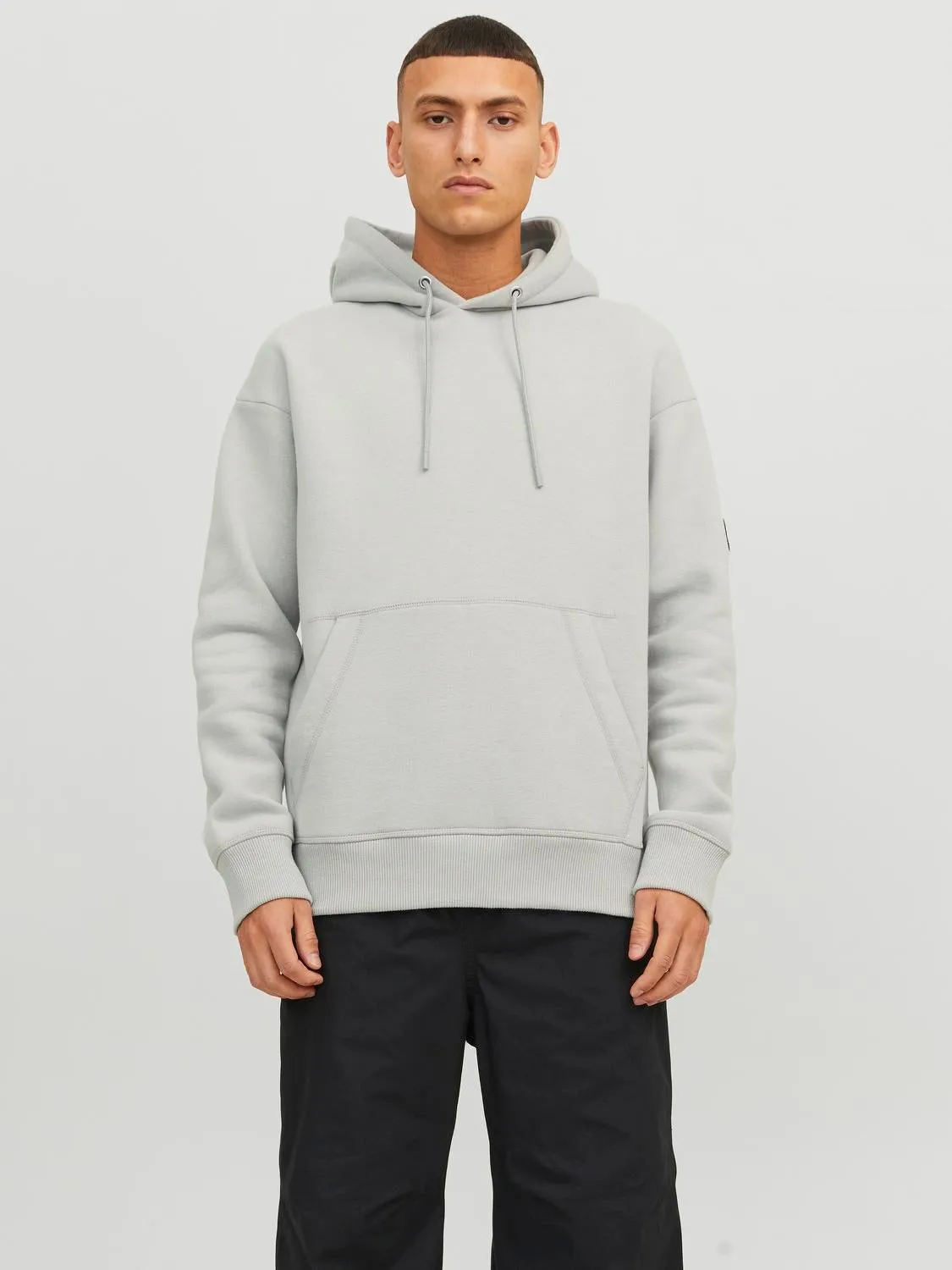 Sudadera con capucha Liso | Gris intermedio | Jack & Jones®