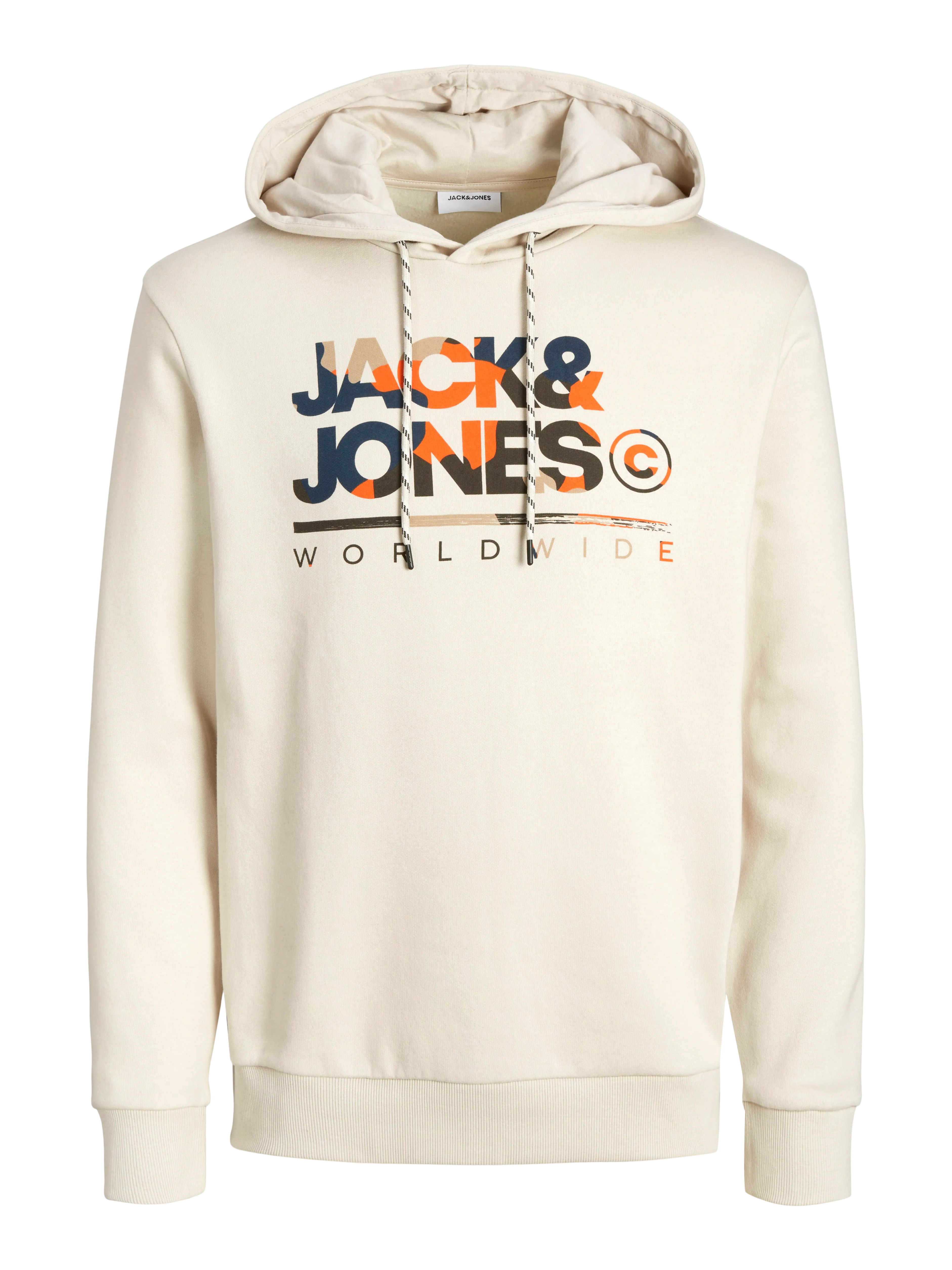 Sudadera con capucha Logotipo | Beige | Jack & Jones®