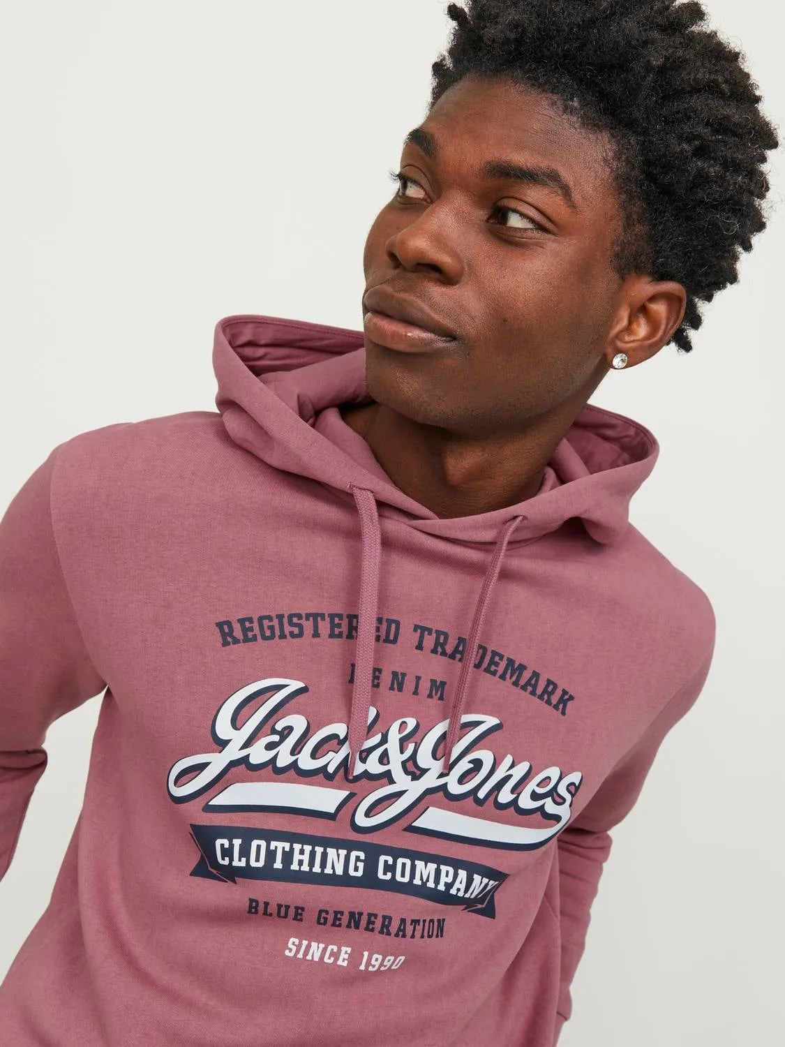 Sudadera con capucha Logotipo | Rosa claro | Jack & Jones®