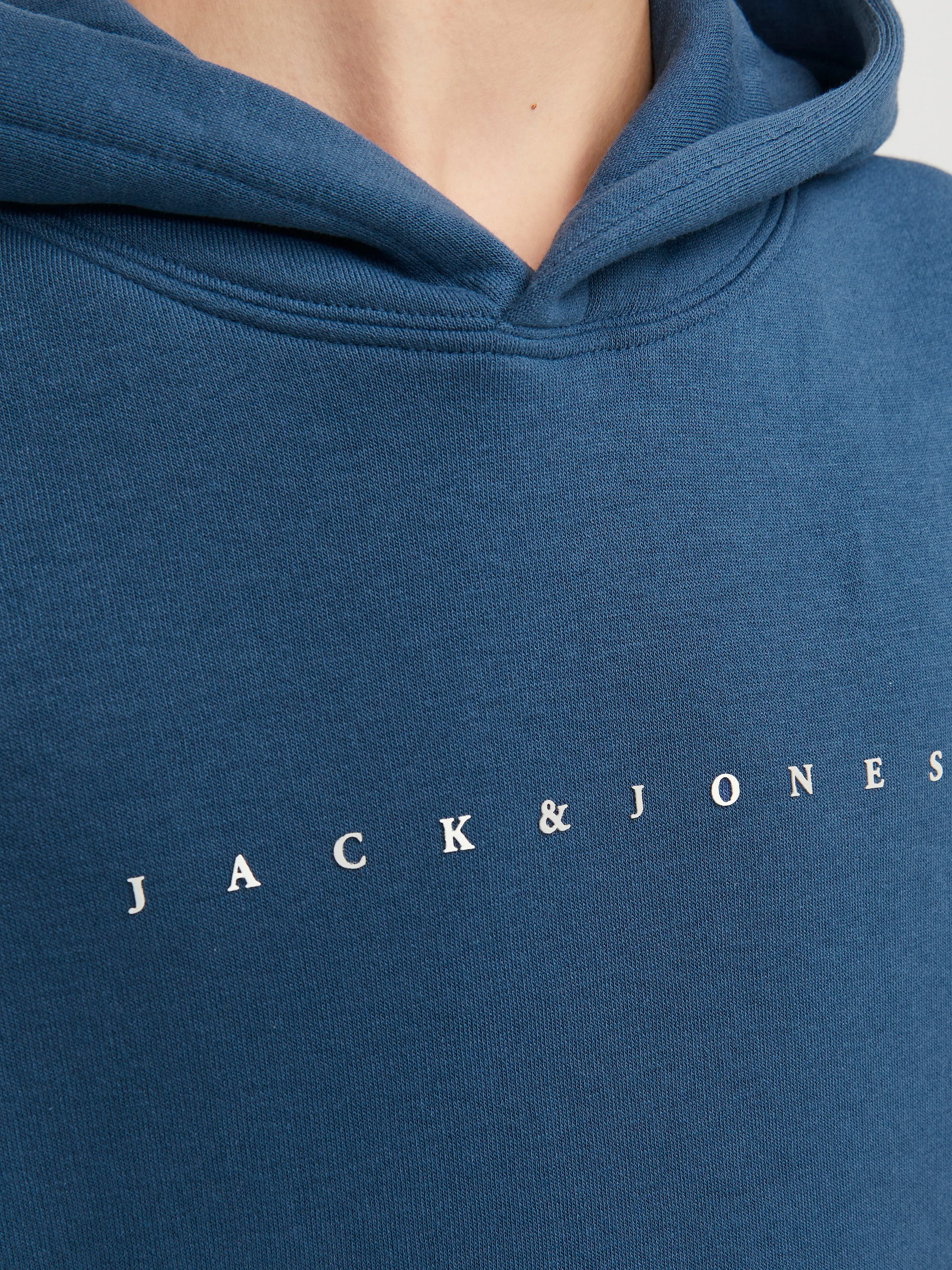 Sudadera con capucha Logotipo Junior | Azul oscuro | Jack & Jones®