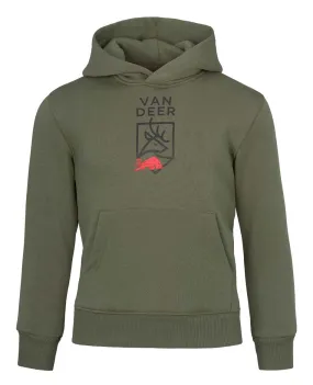 SUDADERA CON CAPUCHA VAN DEER LOGO JUNIOR