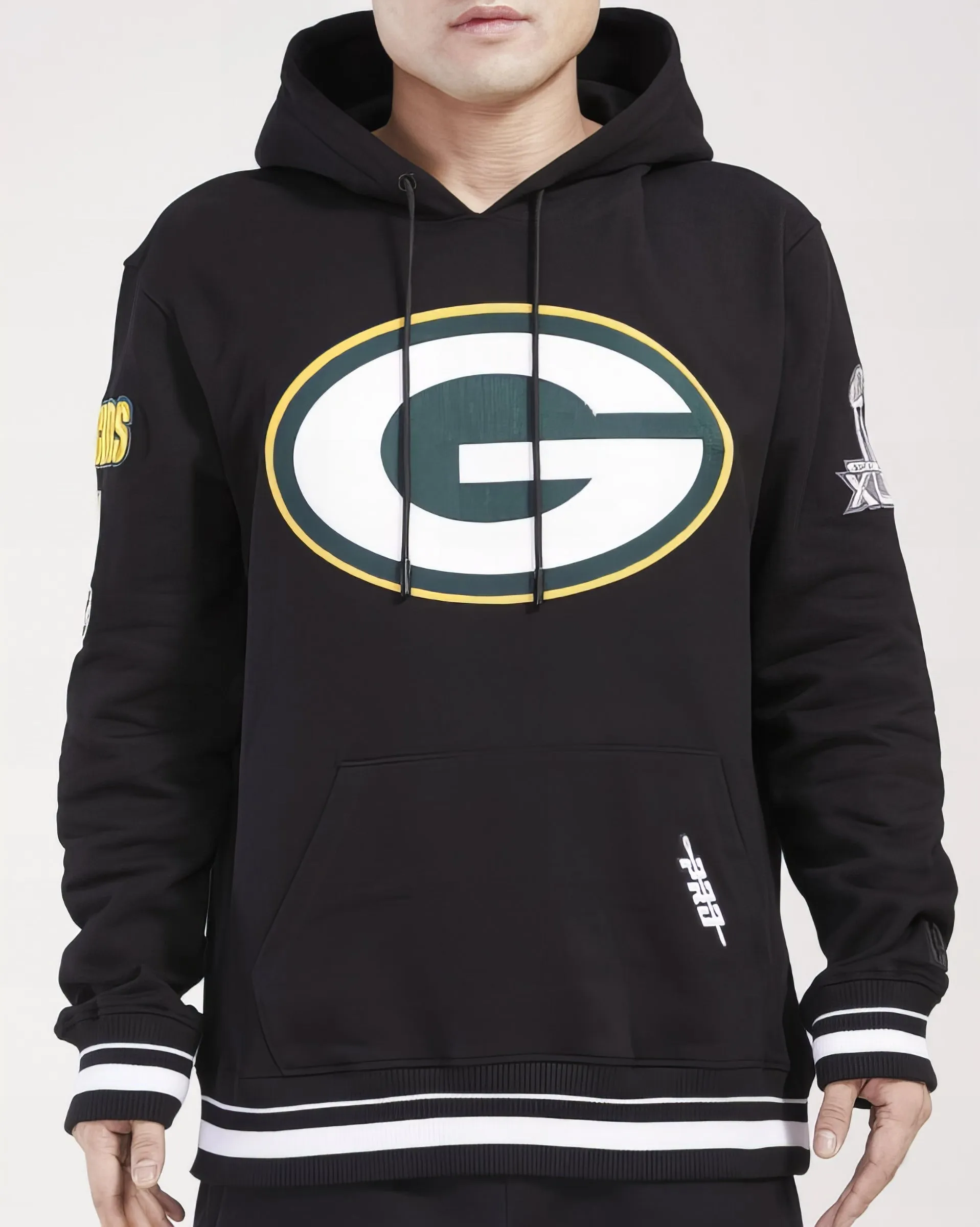 Sudadera Con Gorro Mash Up Pro Standard Green Bay Packers