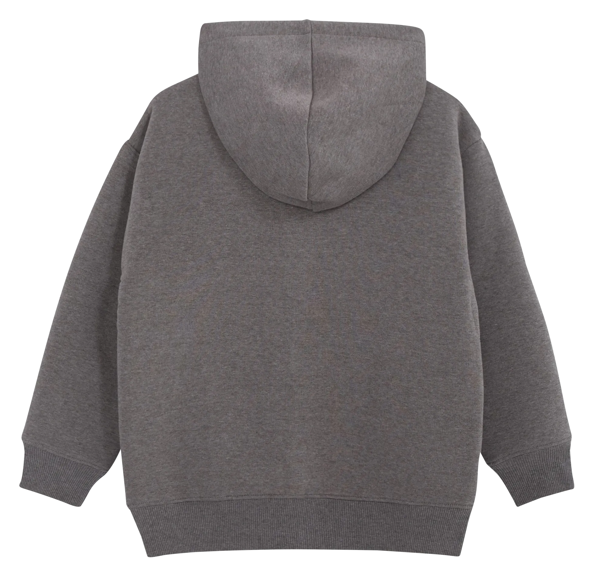 Sudadera de mezcla de algodón con capucha en gris