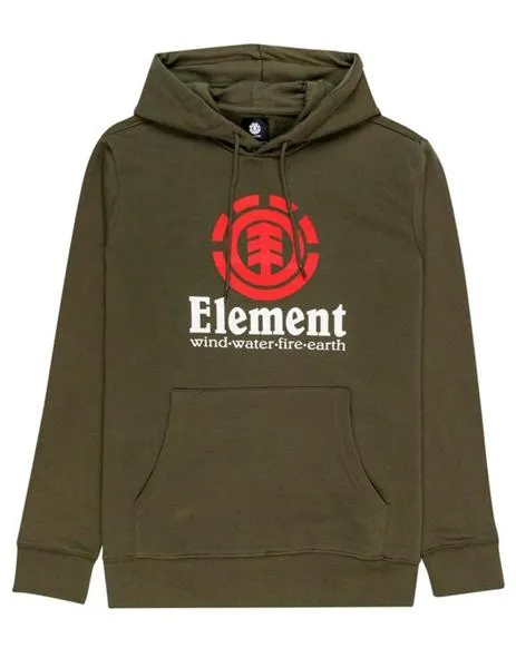 Sudadera ELEMENT Capucha VERTICAL - Army