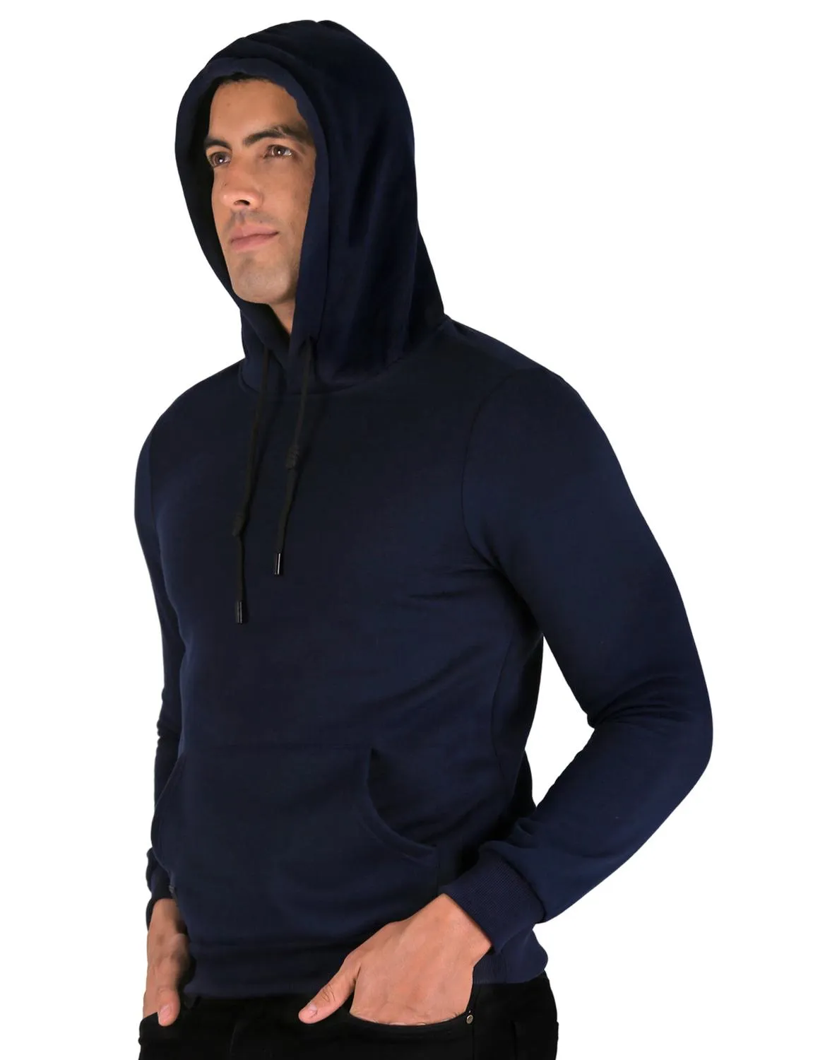 Sudadera Hombre Básico Capucha Azul Giovanni Gali 50704104