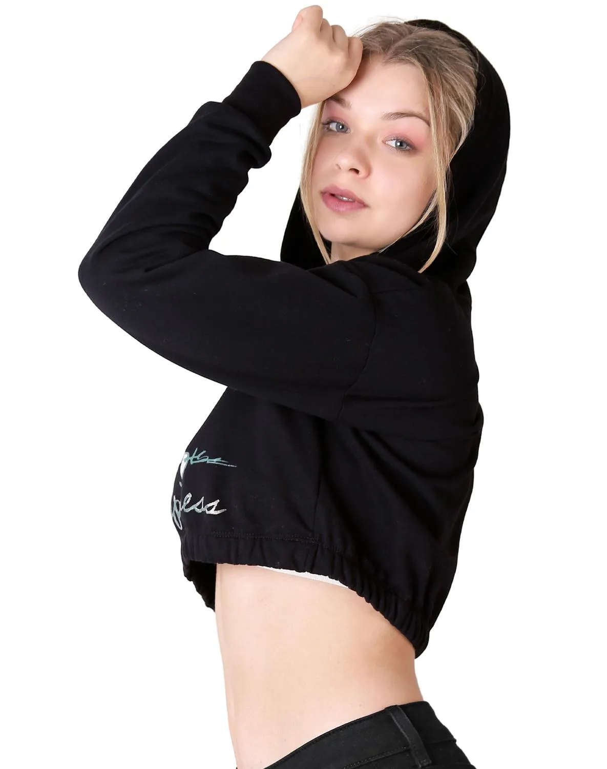 Sudadera Mujer Moda Con Capucha Negro Peanuts 58204869