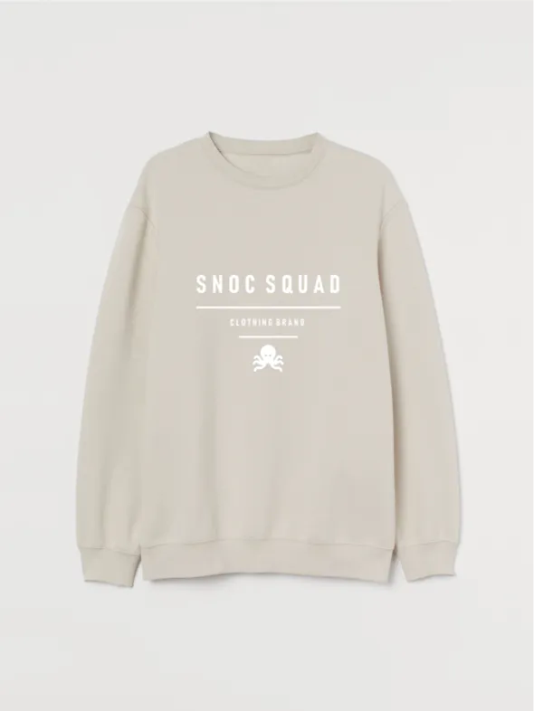 Sudadera SNOC squad beige organic