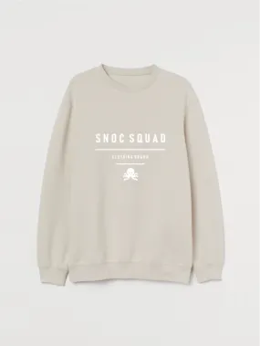 Sudadera SNOC squad beige organic