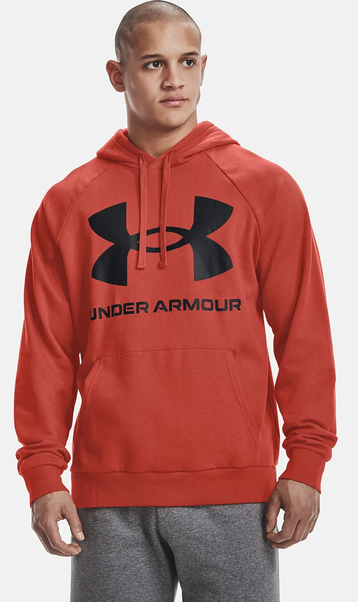 sudadera Under Armour Rival Fleece Big Logo - 839/Radiant Red/Black - men´s