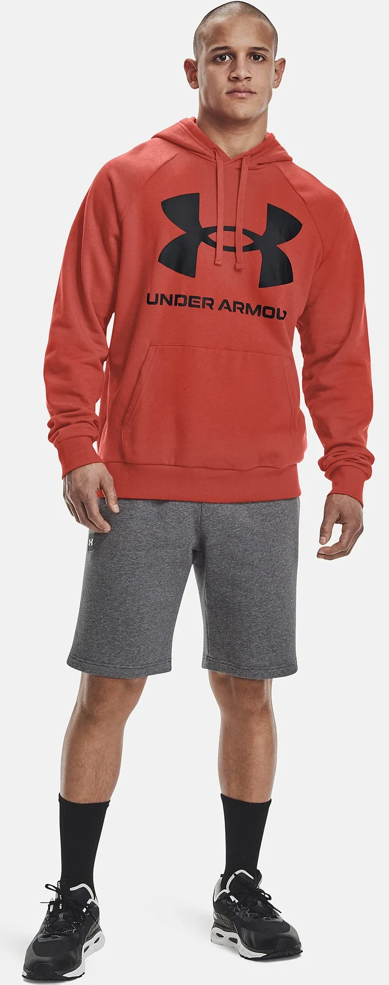 sudadera Under Armour Rival Fleece Big Logo - 839/Radiant Red/Black - men´s