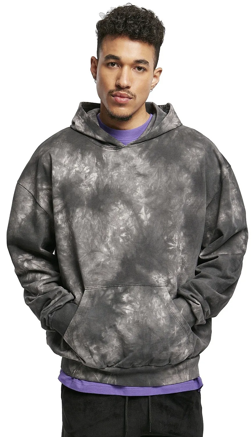 sudadera Urban Classics Tye Dyed/TB4501 - Black Bird - men´s